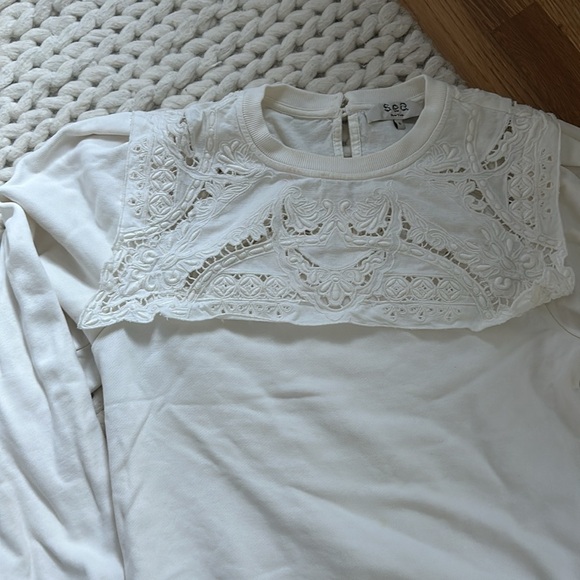 Sea New York Lace Sweatshirt - Picture 2 of 3